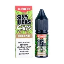 Truth or Pear Nic Salt E-Liquid by Six Licks