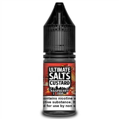 Ultimate Salts Custard Raspberry Jam 10ml