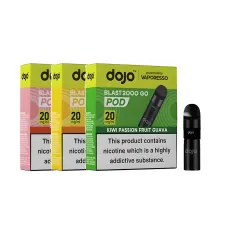 Vaporesso Dojo Blast 2000 Go Refill Pods | Only £3.49 | Any 3 for £10