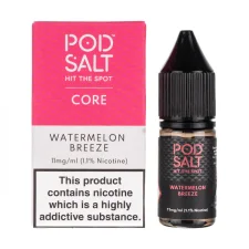 Watermelon Breeze Nic Salt E-Liquid by Pod Salt Core