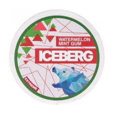 Watermelon Mint Gum Nicotine Pouches by Iceberg