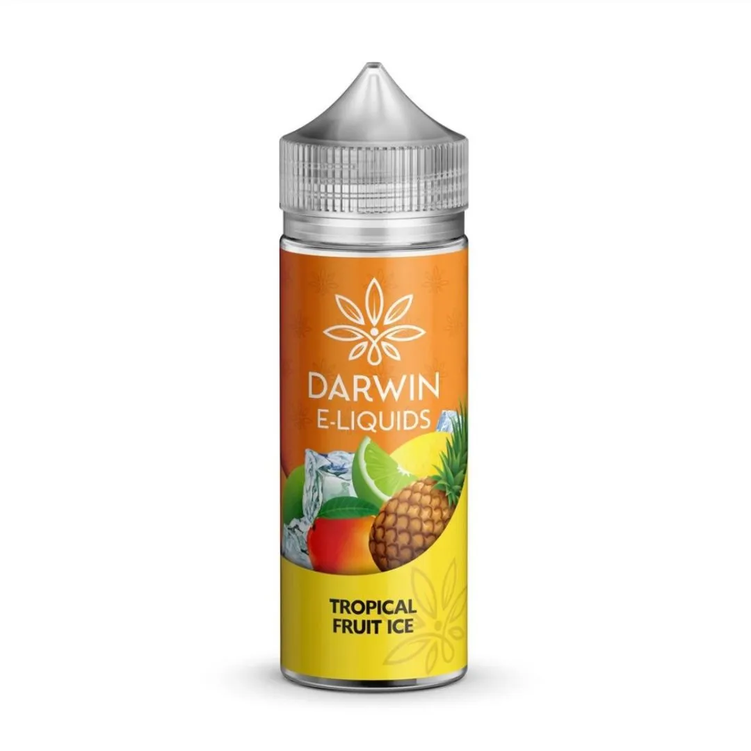 Tropical Fruit Ice 100ml Shortfill E-Liquid by Darwin