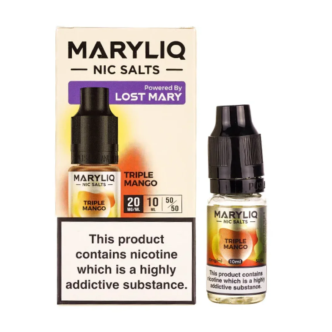 Triple Mango Ice Nic Salt E-Liquid by Lost Mary Maryliq