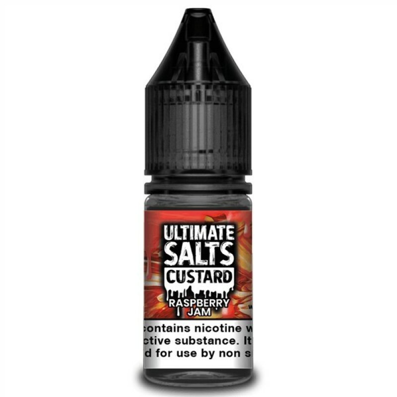 Ultimate Salts Custard Raspberry Jam 10ml