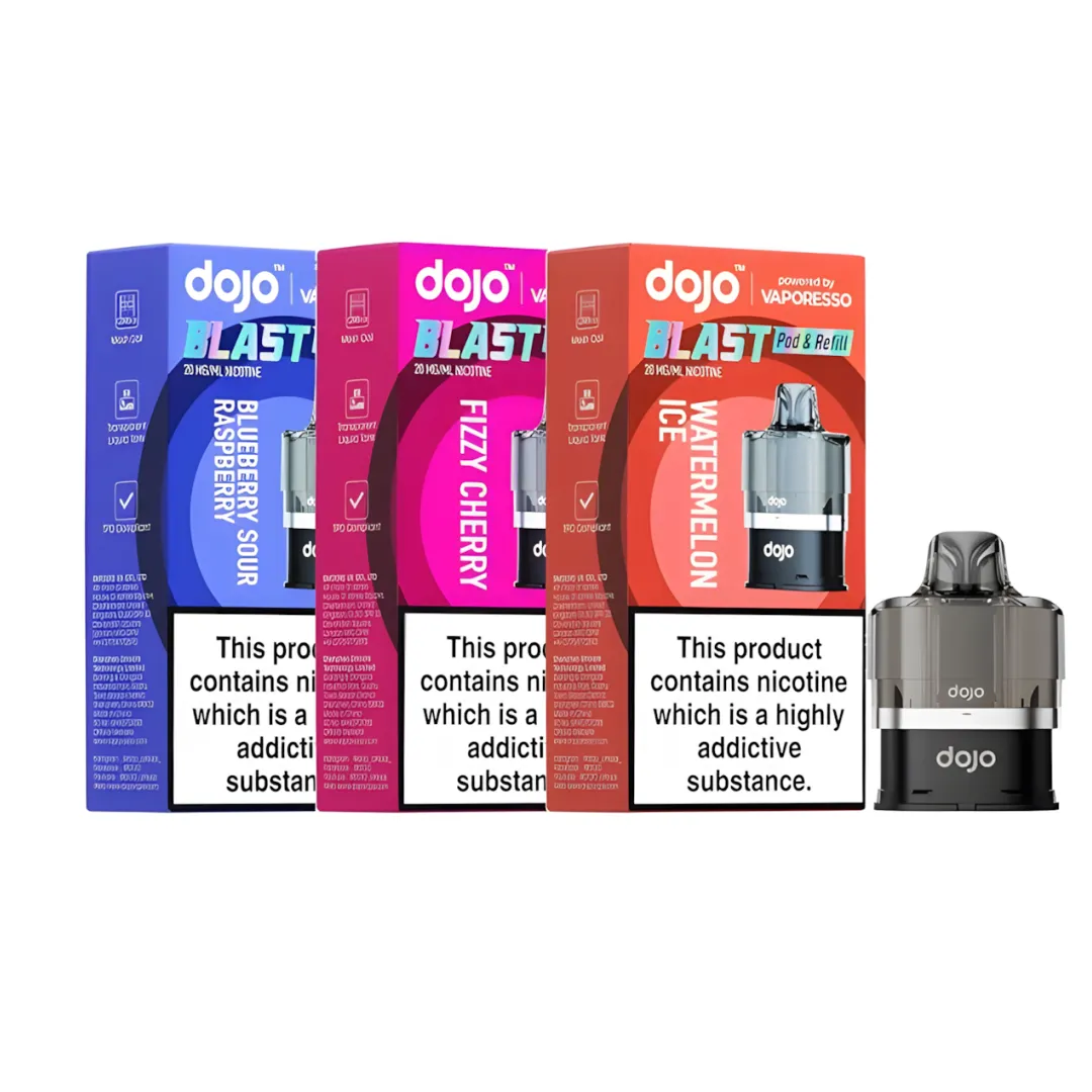 Vaporesso Dojo Blast 6000 Puffs Refill Pods | Only £4.99 | Any 3 for £13