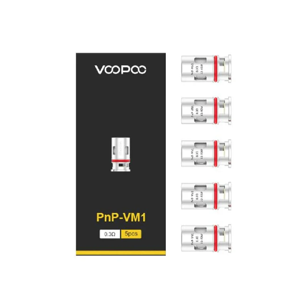 VooPoo PnP VM1 Replacement Mesh Coils (PACK OF 5) | Only £7.99