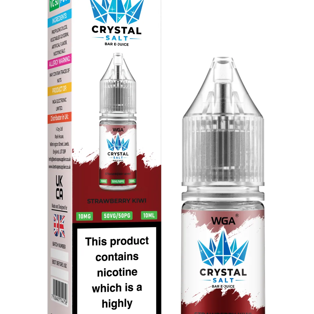 WGA Crystal Salt Bar E-Juice 10ml Nic Salts