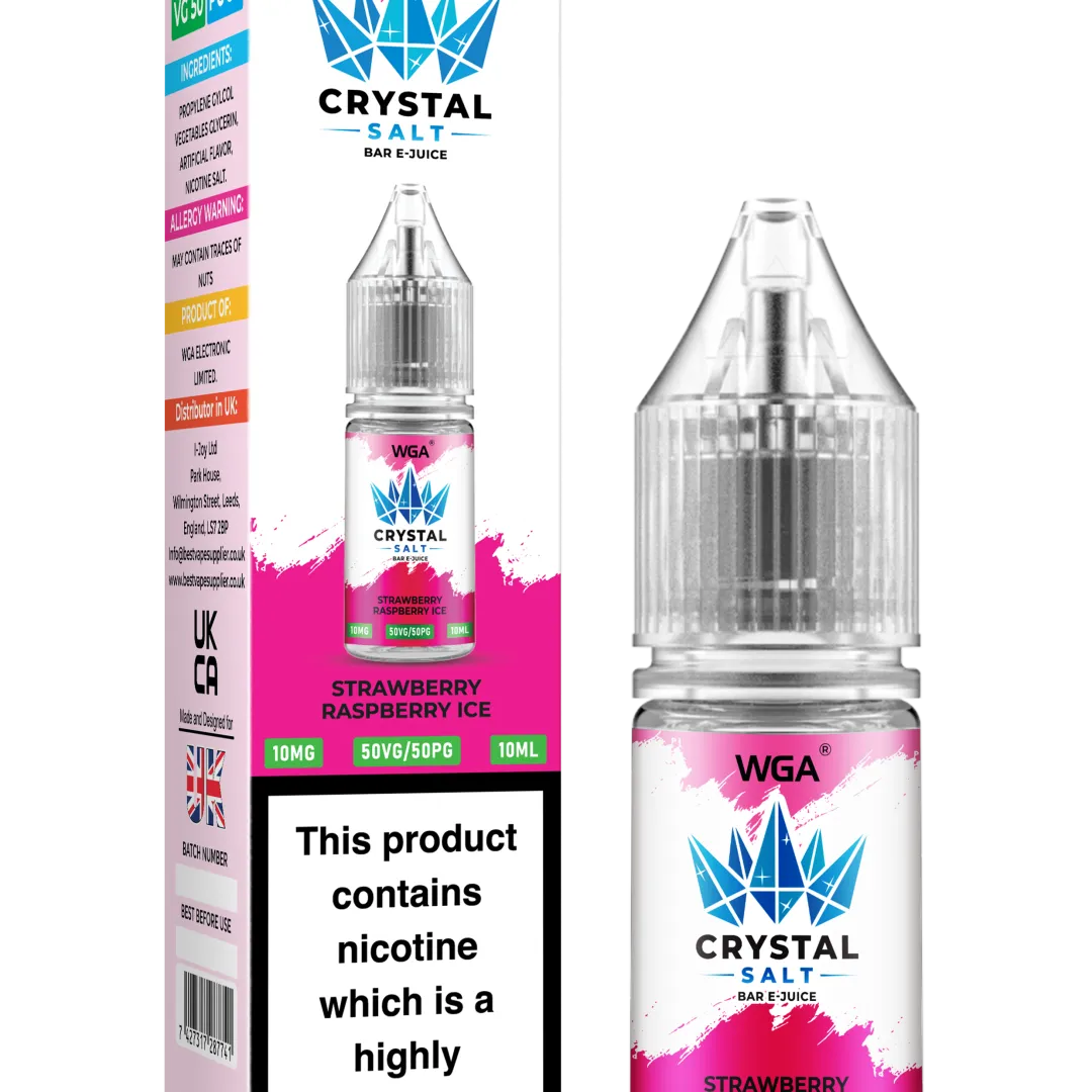 WGA Crystal Salt Bar E-Juice 10ml Nic Salts