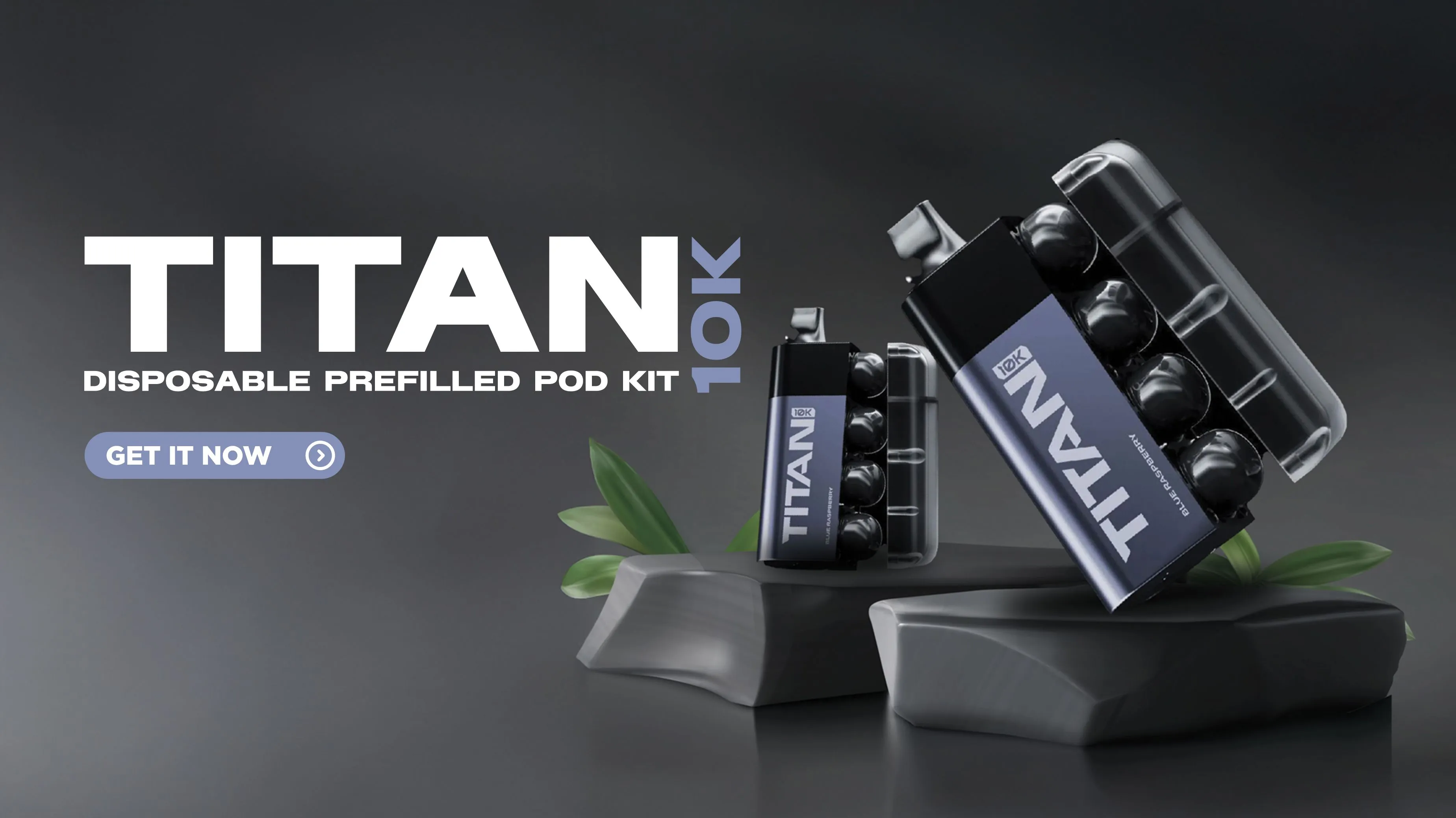 Titan 10000 Prefilled Pod Kit Banner